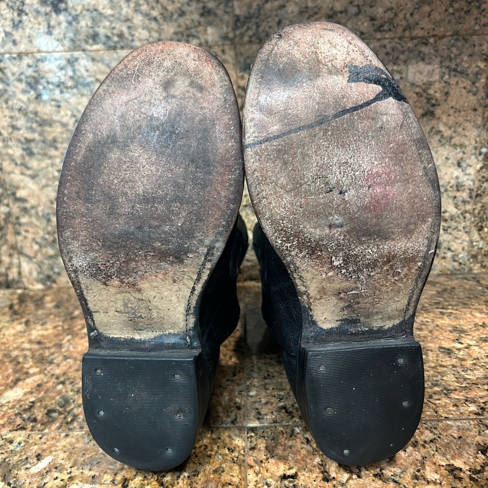 Men's Vintage Black Elephant Cowboy Boots - Picture 15 of 16